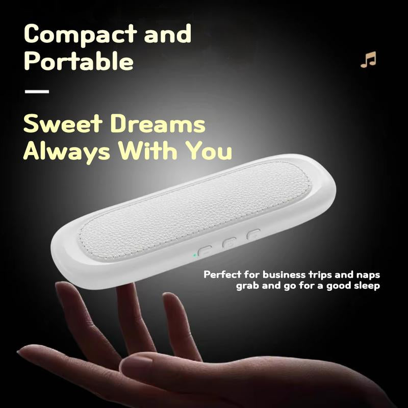 Experience Blissful Sleep with Bluetooth Under Pillow Speakers - Bone Conduction & 3D White Noise Technology